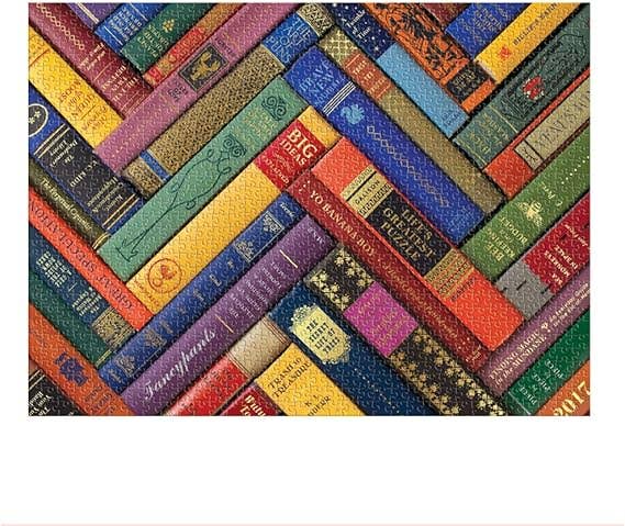 Phat Dog Vintage Library 1000 Piece Foil Stamped Puzzle