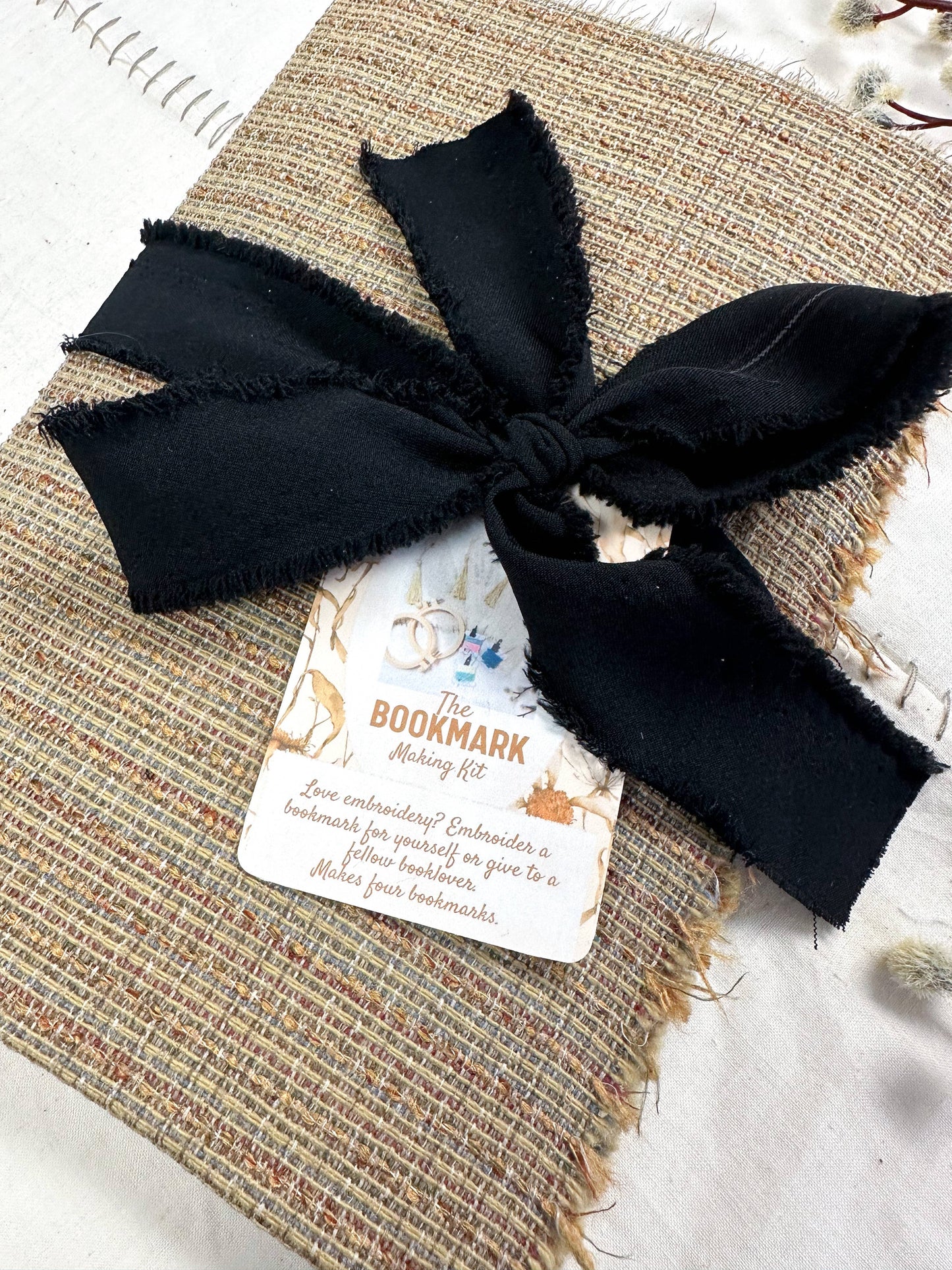 Embroidered Bookmark Making Kit- DIY Craft Kit