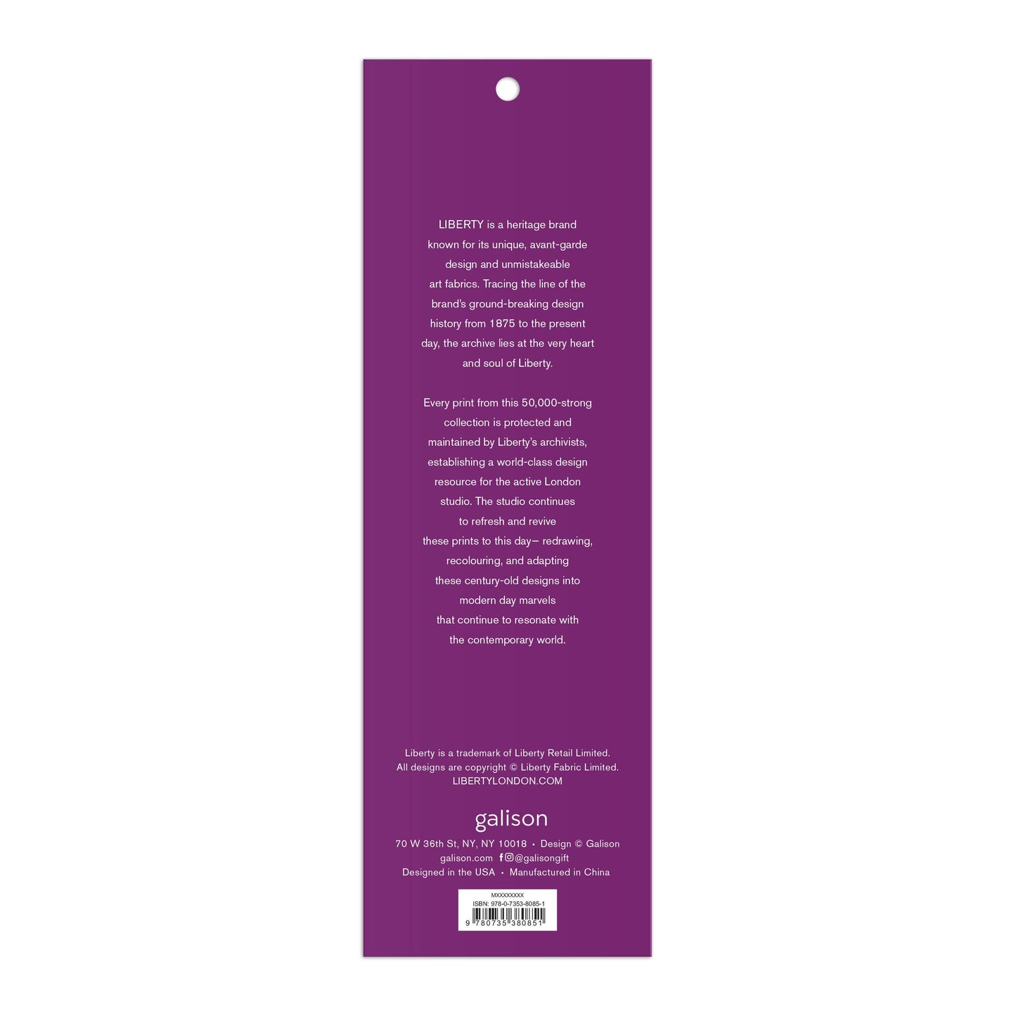 Liberty Magnetic Bookmarks
