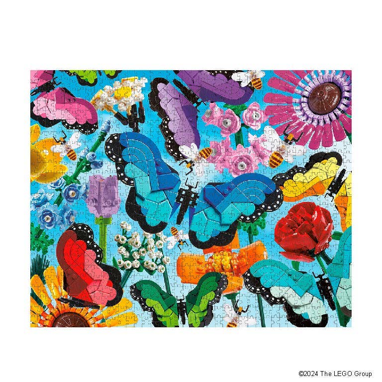 LEGO Butterflies & Blooms 1000-Piece Puzzle