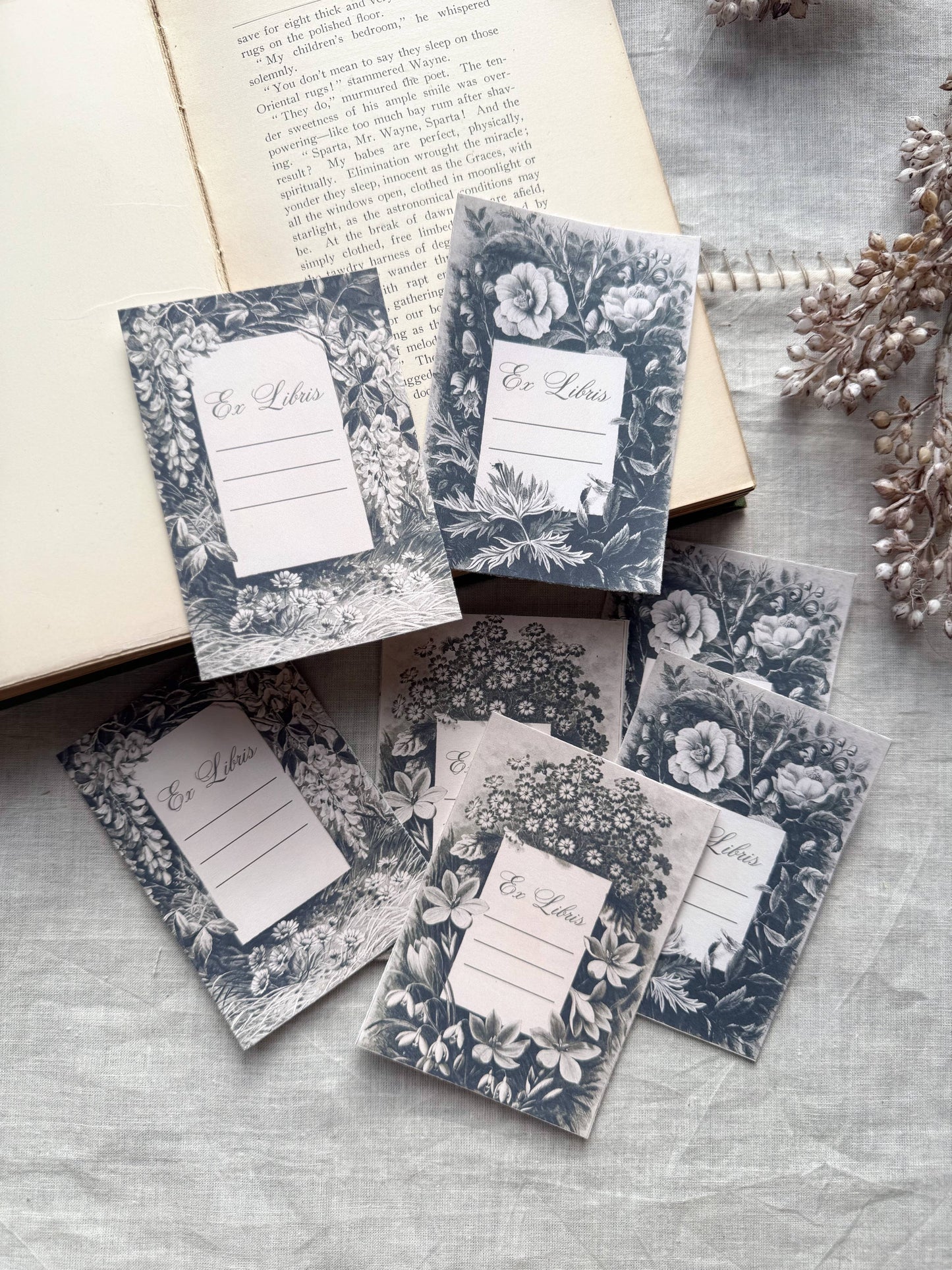 Bookplate Pack- Book Related Gifts