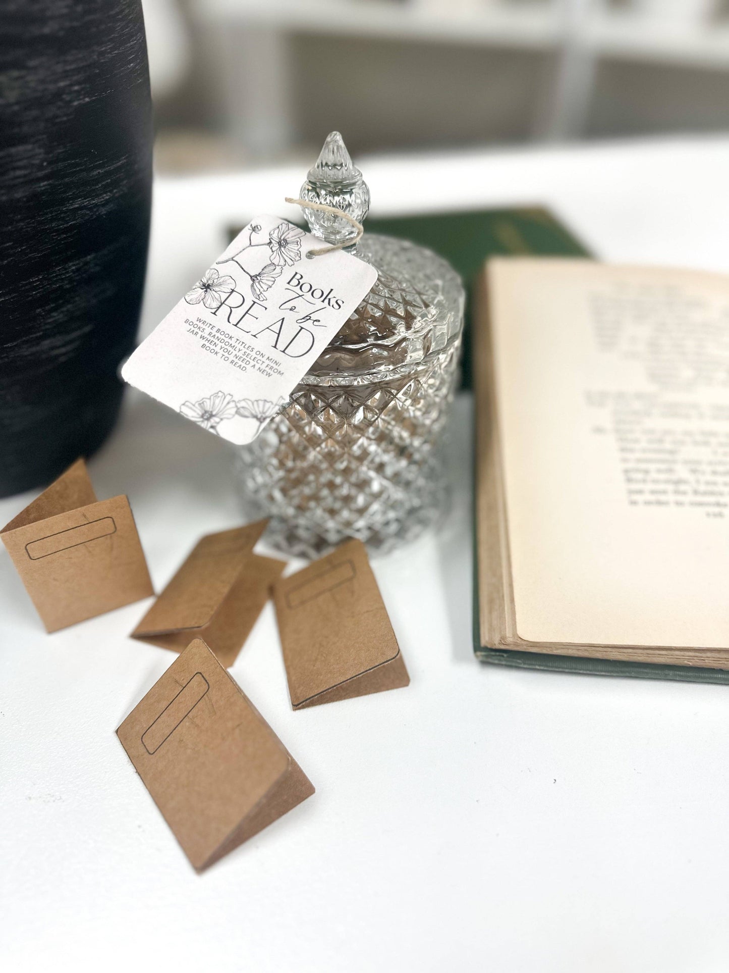 Books To Be Read Jar, Book Related Gift