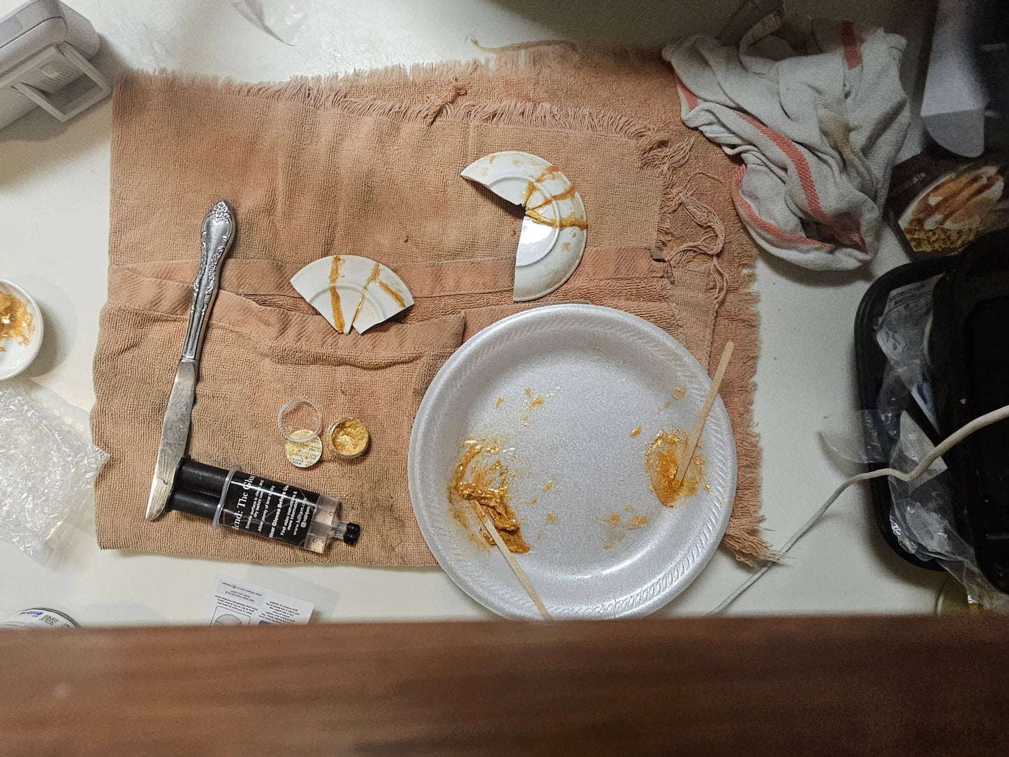 Kintsugi Repair Kit - Food Safe - Kintsugi Repair Kit Gold