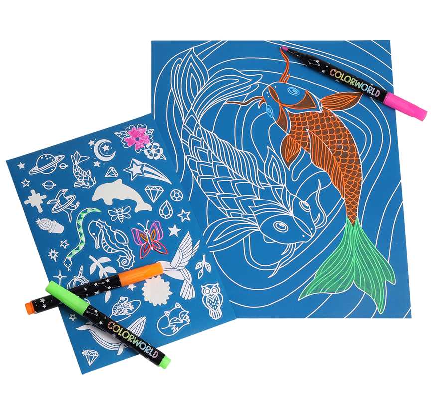 ColorWorld: Illumination Chalk Art by Editors of Silver Dolphin Books