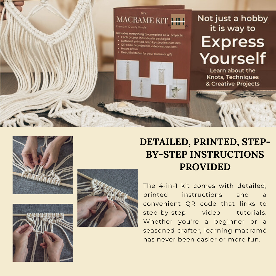 Macrame Kit 4-in-1