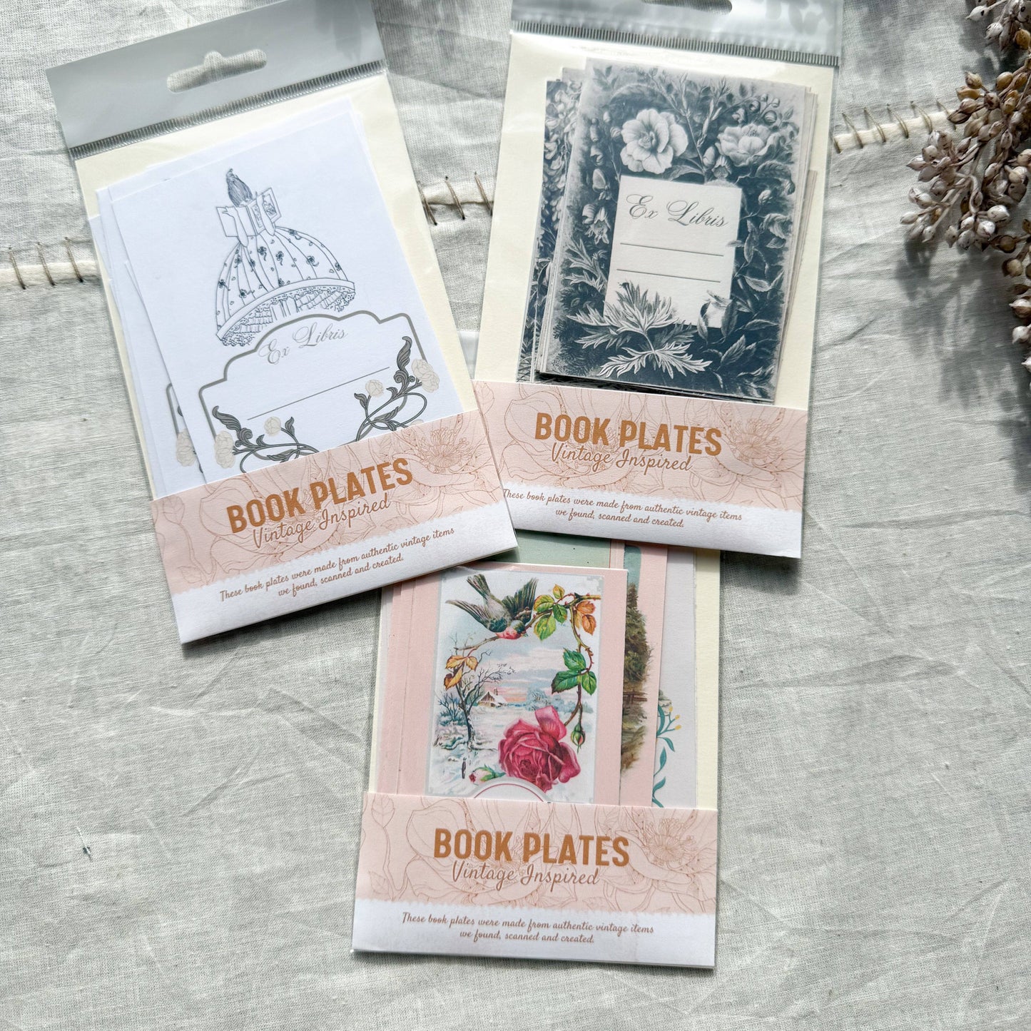 Bookplate Pack- Book Related Gifts