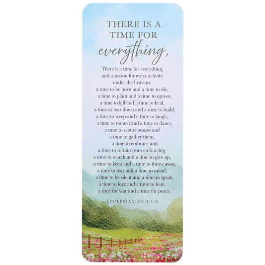 Bookcard There Is A Time For Everything