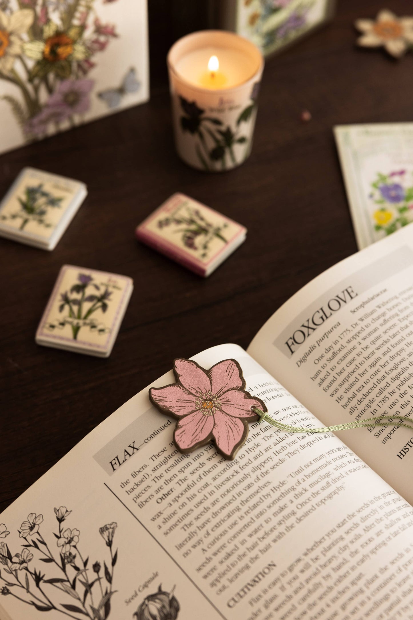 Book Magnet Set, Wildflowers