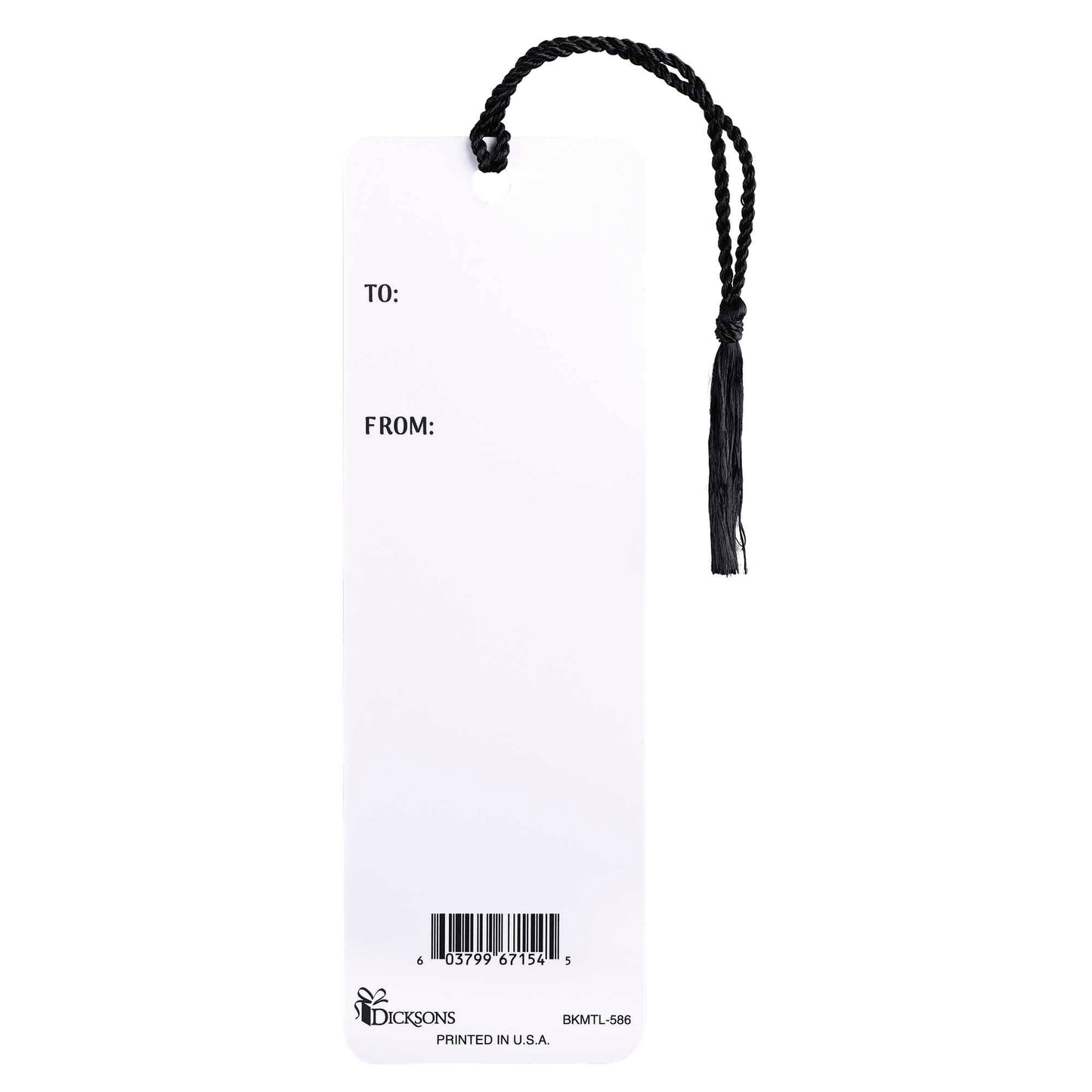 Tassel Bookmark I Can Do All Navy