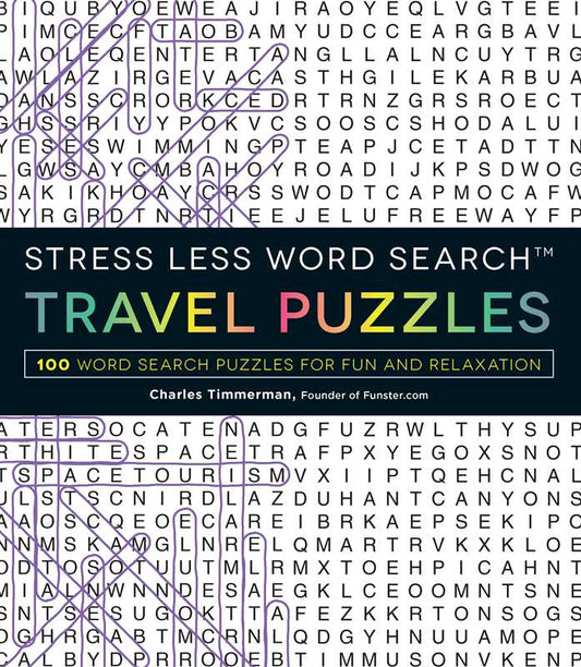 Stress Less Word Search - Travel Puzzles by Charles Timmerman