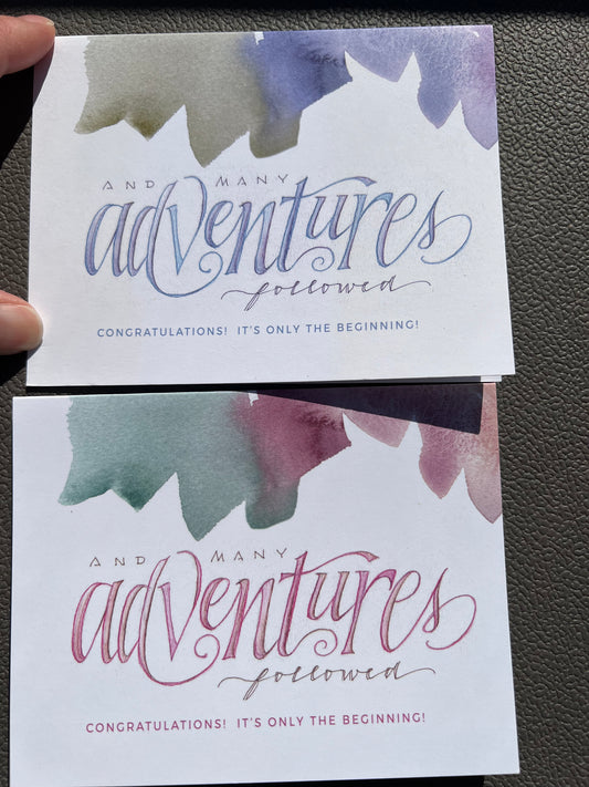 Congratulations notecards