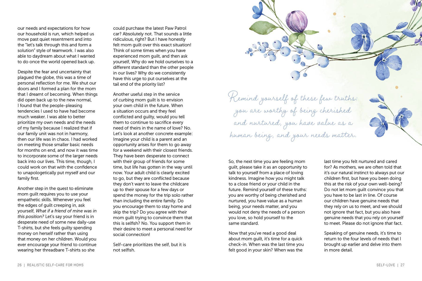 Realistic Self-Care for Moms: A Guided Journal