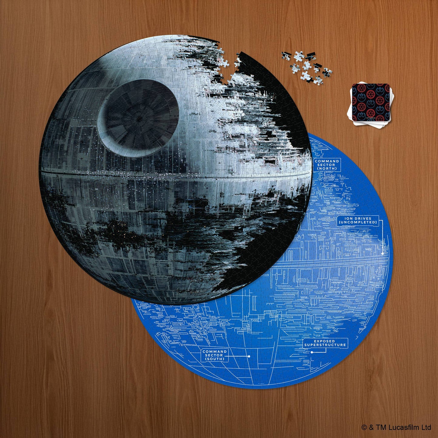 Star Wars Death Star Jigsaw Puzzle and Trivia