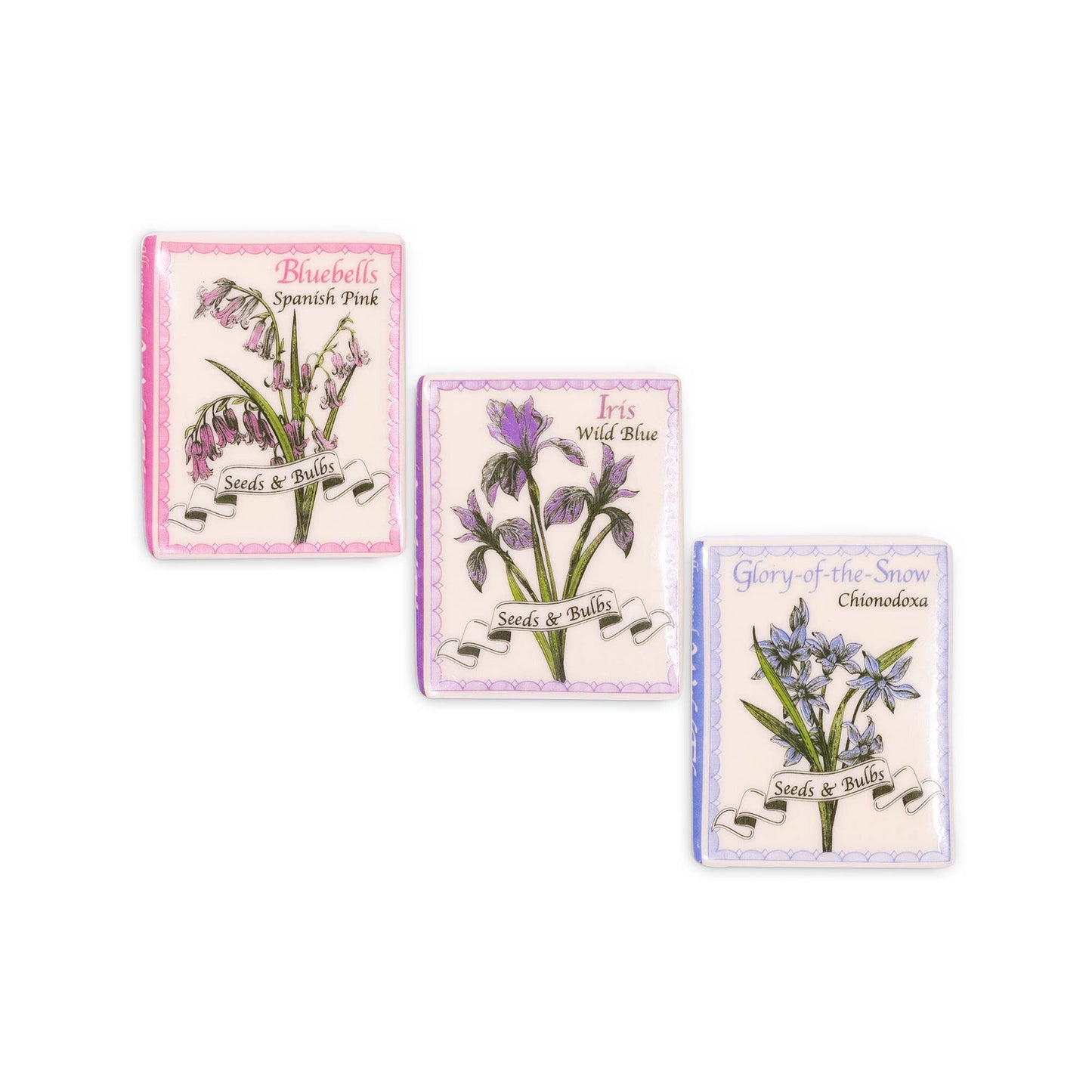 Book Magnet Set, Wildflowers