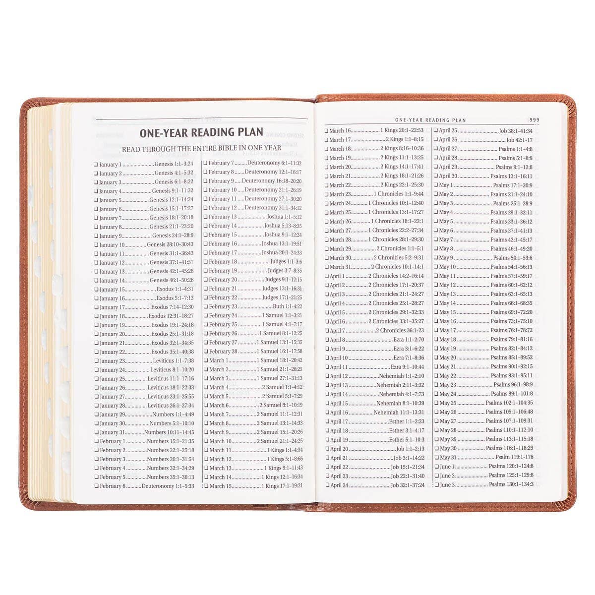 KJV Bible Deluxe Gift Faux Leather, Tan Cross
