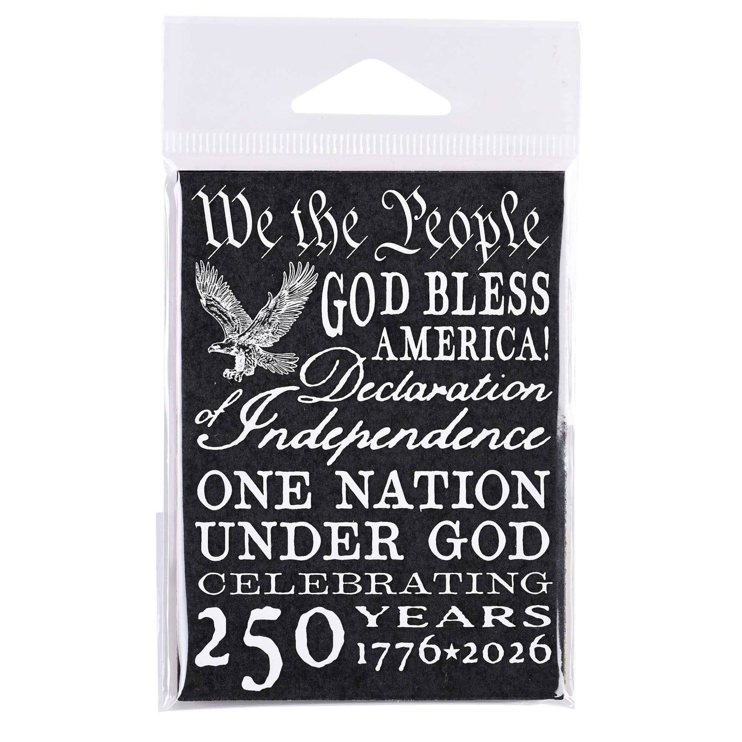 Hardboard Magnet We The People 3 3/4"H