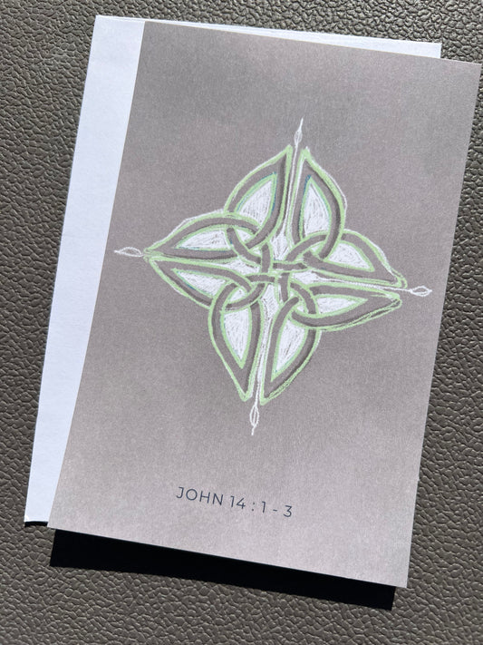 Celtic Cross thank you for your sympathy notecards