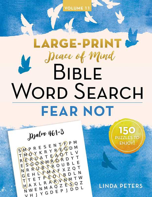 Peace of Mind Bible Word Search: Fear Not by Linda Peters