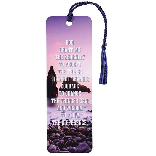 Tassel Bookmark Serenity Prayer Rocks