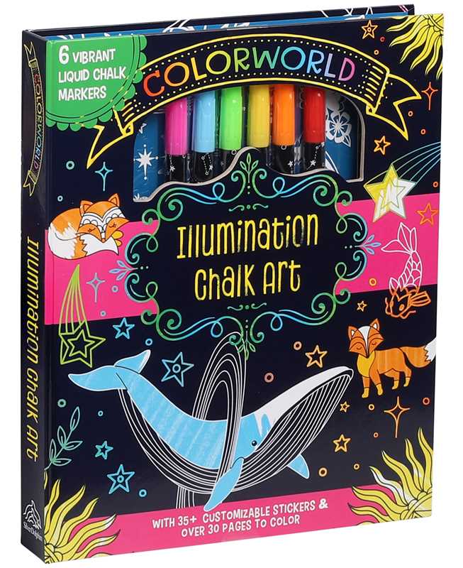 ColorWorld: Illumination Chalk Art by Editors of Silver Dolphin Books