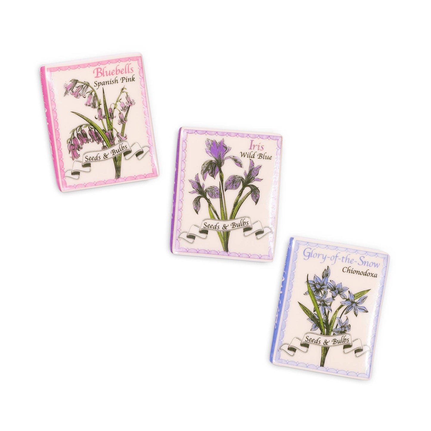 Book Magnet Set, Wildflowers