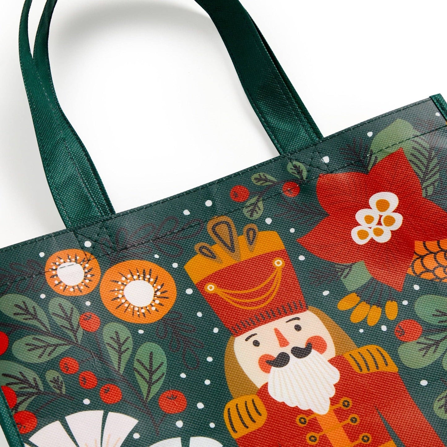 Merry Nutcracker Reusable Shopping Bag
