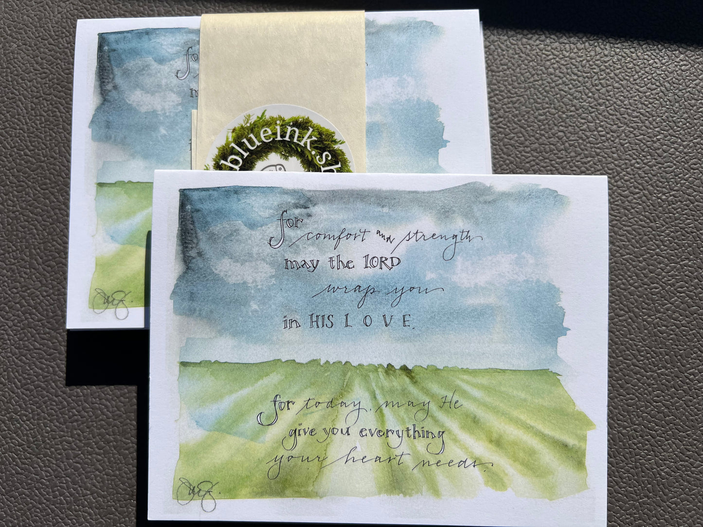 Sympathy or support notecards