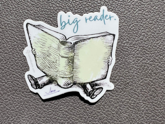 Big Reader sticker