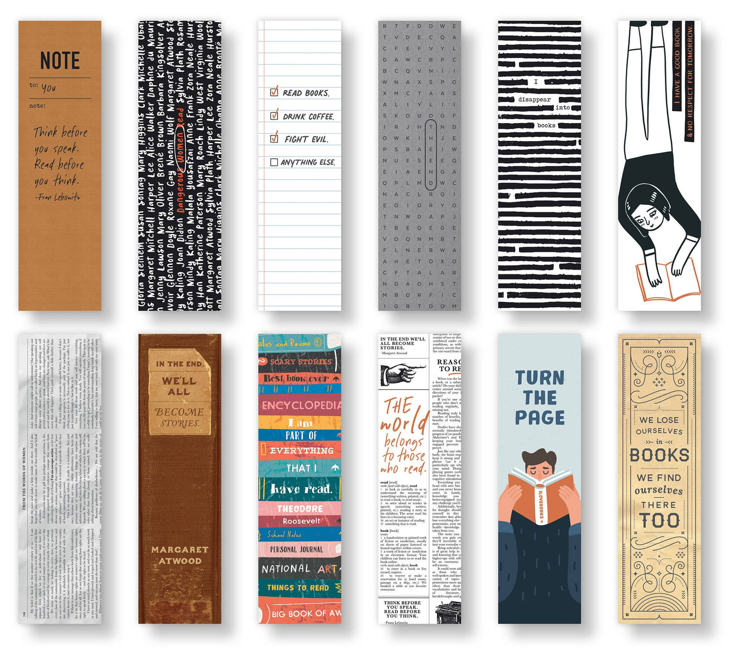 Assorted Paper Bookmarks