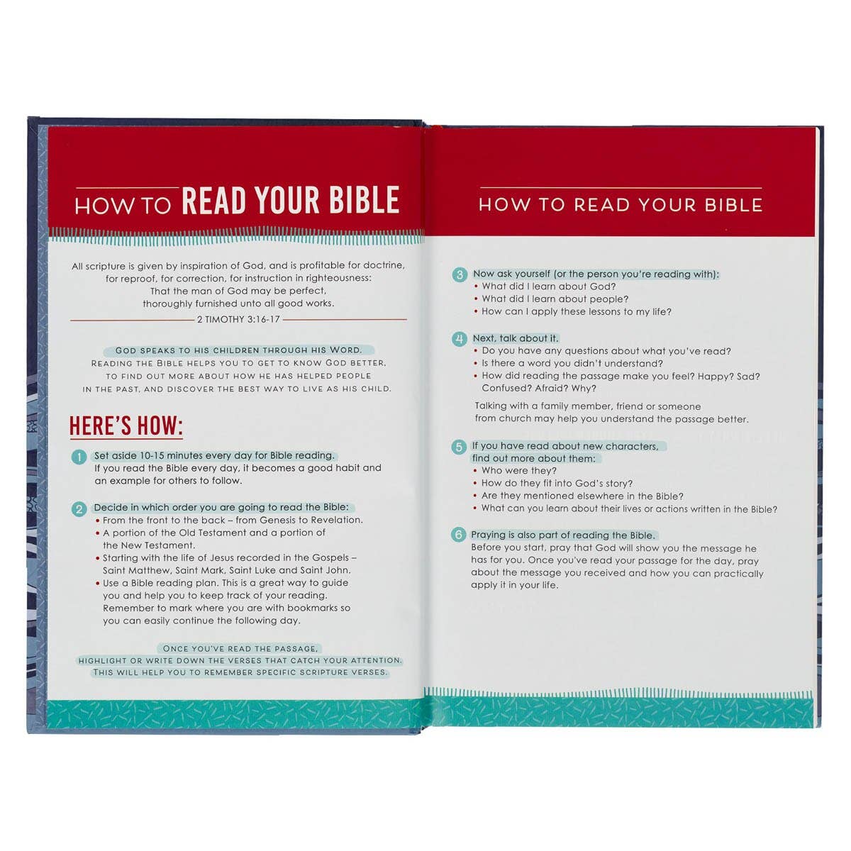 KJV Bible Kid Edition Hardcover, Blue