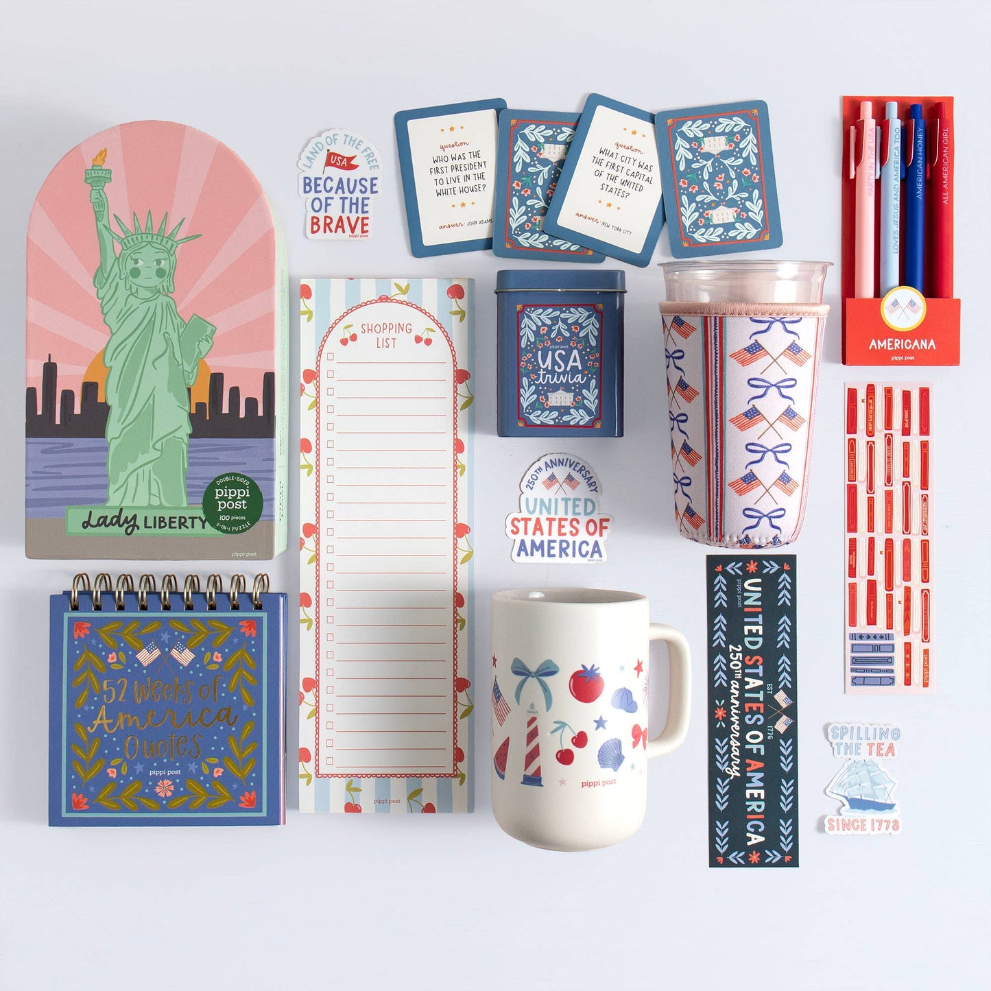 United States of America 250th Anniversary Bookmark Set