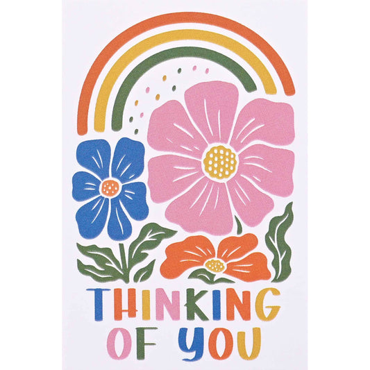 Itty Bitty Card Floral Thinking Of You