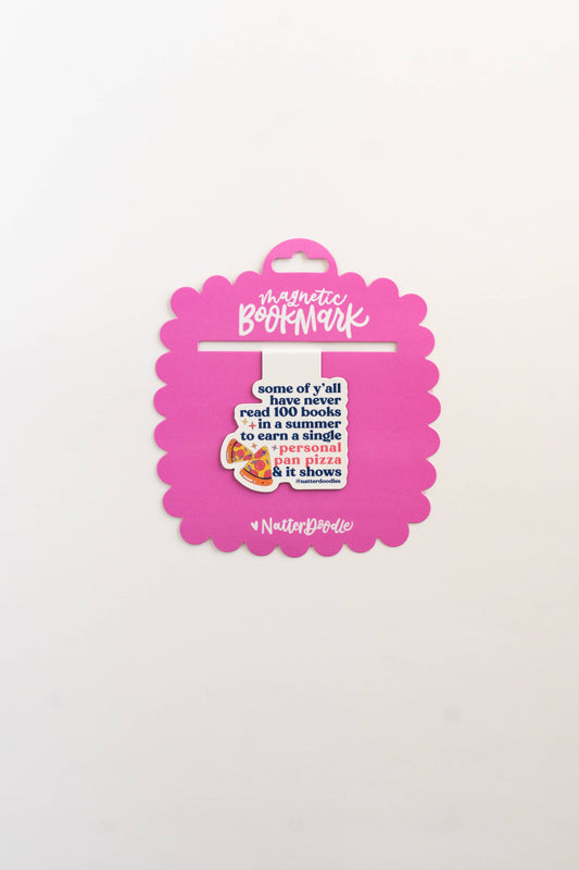 Book It Personal Pan Pizza Magnetic Bookmark – 90s Nostalgia