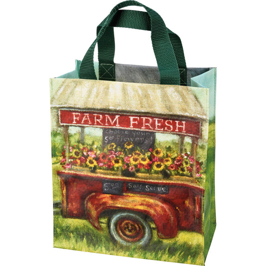 Flowers Daily Tote