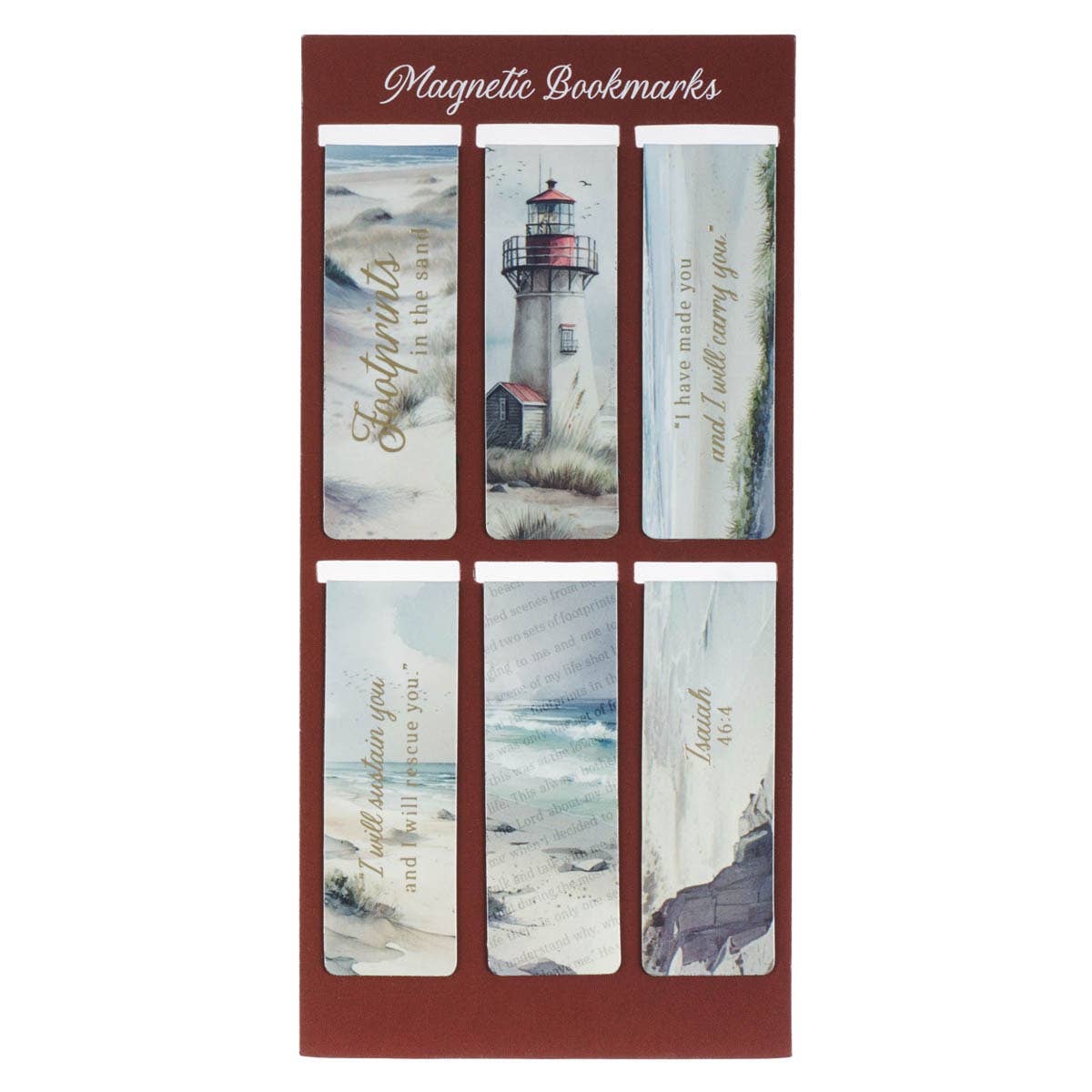 Magnetic Bookmark Set I Will Carry You Isa. 46:4